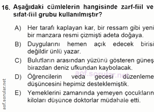 Soru 16