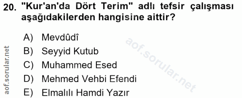 Soru 20