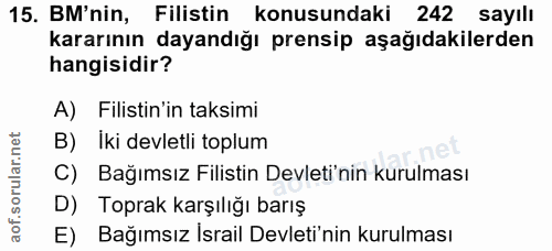 Soru 15