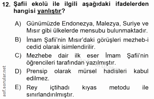 Soru 12