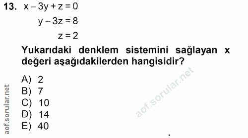 Soru 13