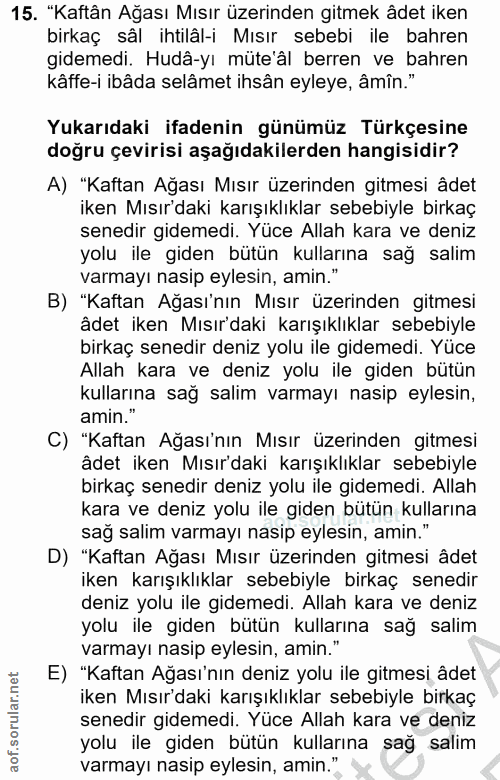 Soru 15