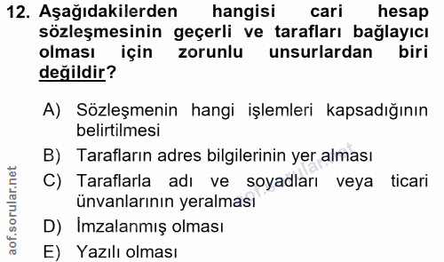 Soru 12