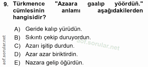 Soru 9