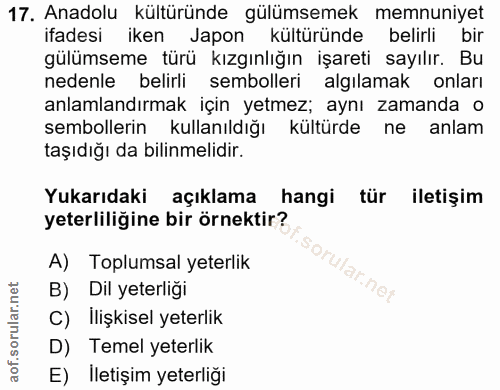 Soru 17