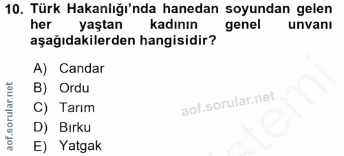 Soru 10