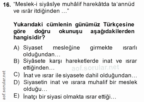Soru 16