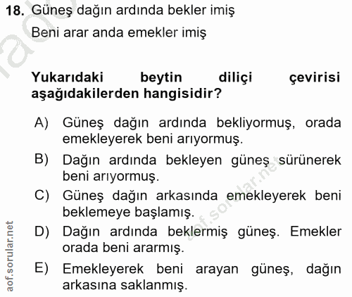 Soru 18