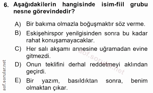 Soru 6