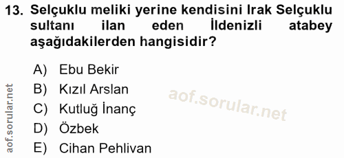 Soru 13