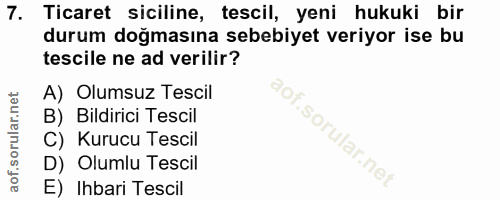 Soru 7