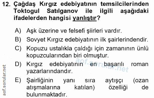 Soru 12