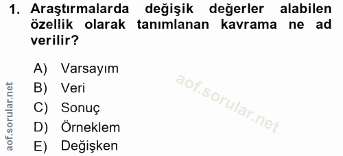 Soru 1