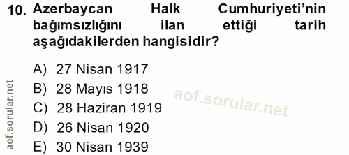 Soru 10