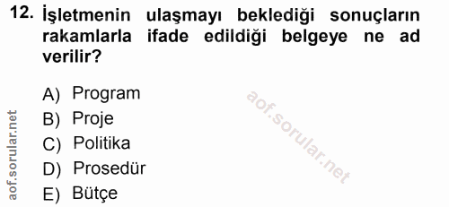 Soru 12