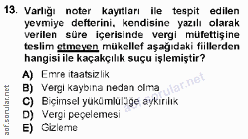 Soru 13