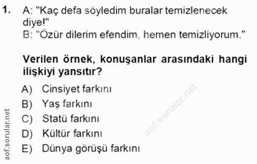 Soru 1