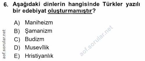Soru 6