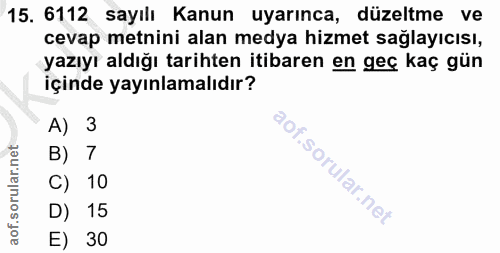 Soru 15