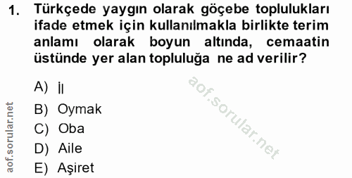 Soru 1