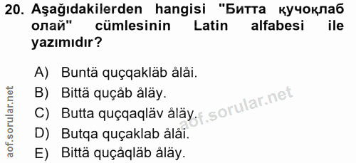 Soru 20