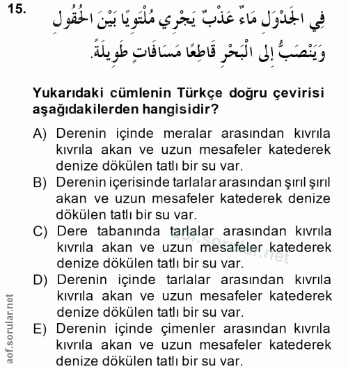 Soru 15