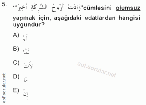 Soru 5