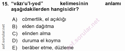 Soru 15