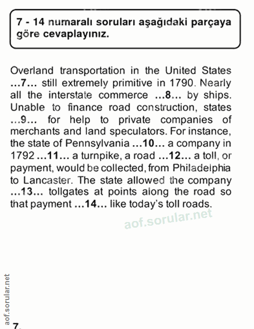 Soru 7