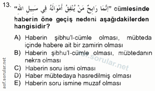 Soru 13