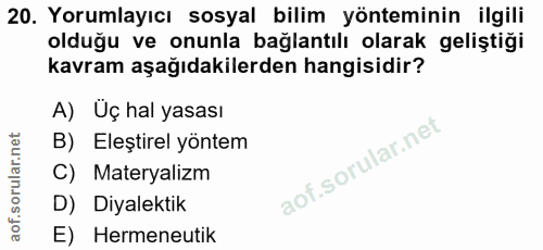 Soru 20
