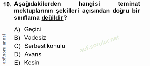 Soru 10