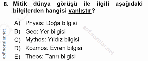 Soru 8