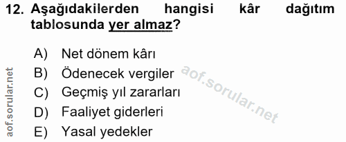 Soru 12