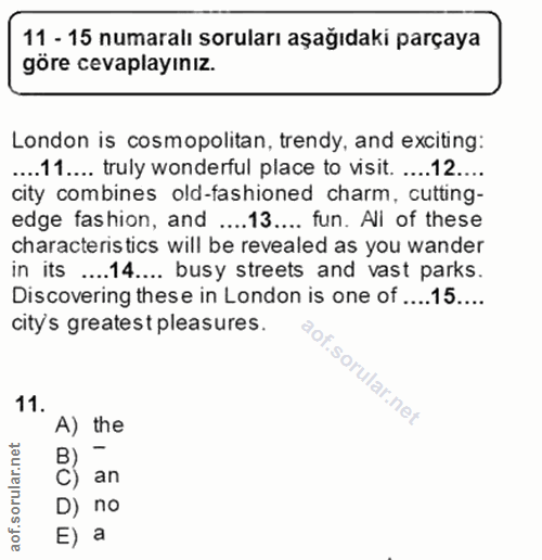 Soru 11
