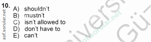 Soru 10