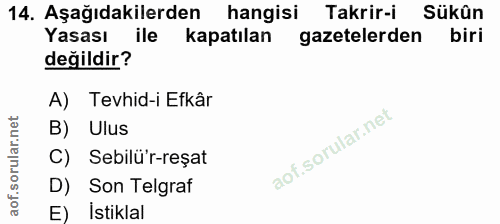 Soru 14