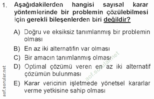 Soru 1
