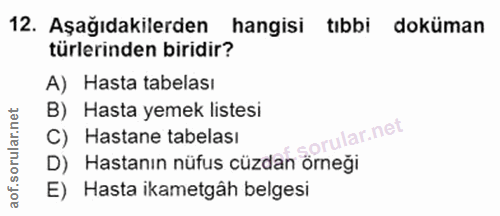 Soru 12