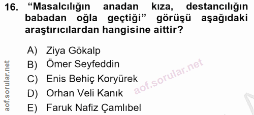 Soru 16