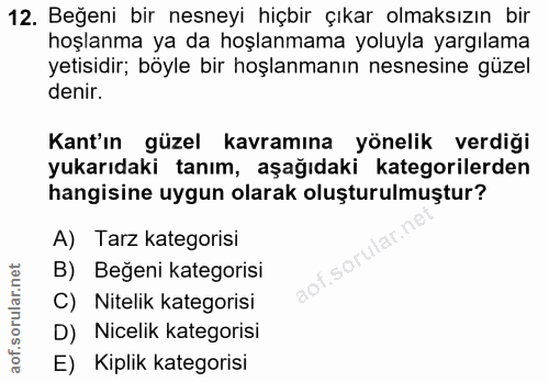 Soru 12