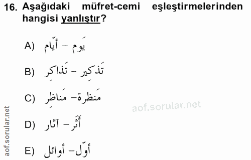 Soru 16
