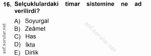 Soru 16