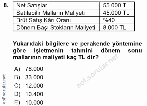 Soru 8