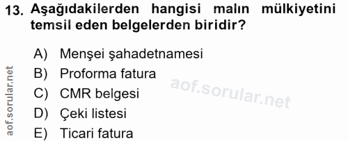Soru 13