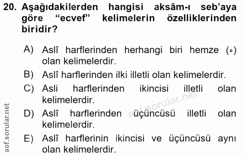 Soru 20