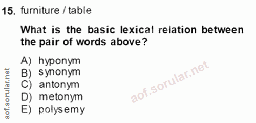 Soru 15