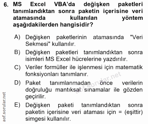 Soru 6