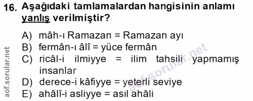 Soru 16