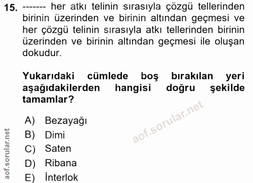 Soru 15